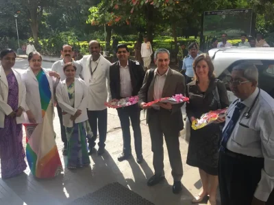 WHO SITE VISIT TO MCH UNIT